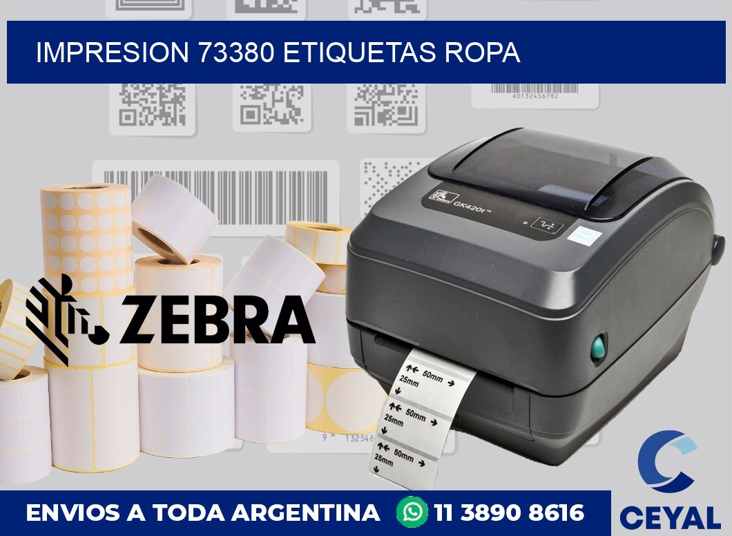 impresion 73380 etiquetas ropa