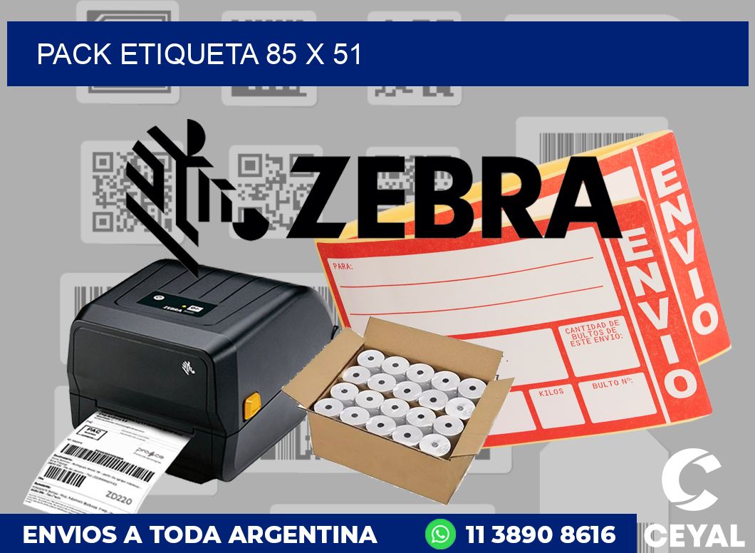 pack etiqueta 85 x 51