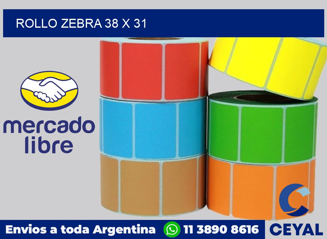 rollo zebra 38 x 31
