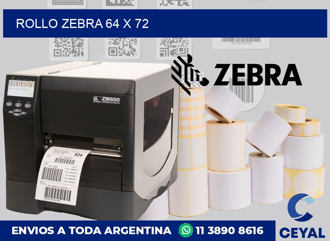 rollo zebra 64 x 72