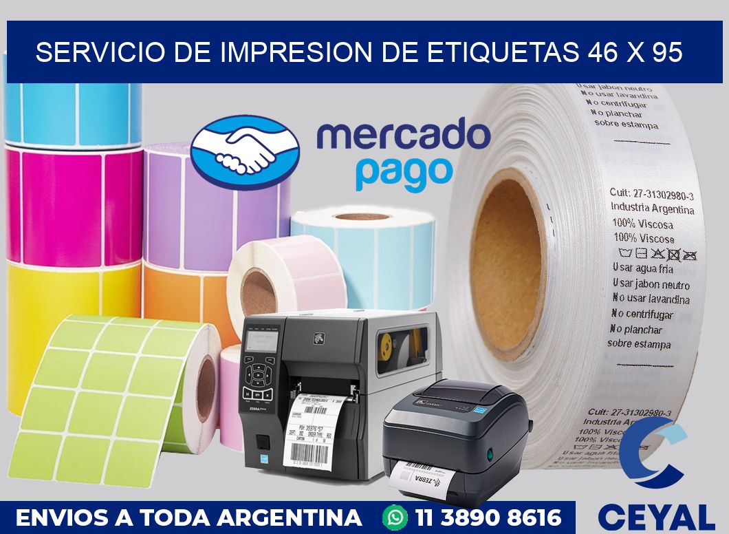 servicio de impresion de etiquetas 46 x 95