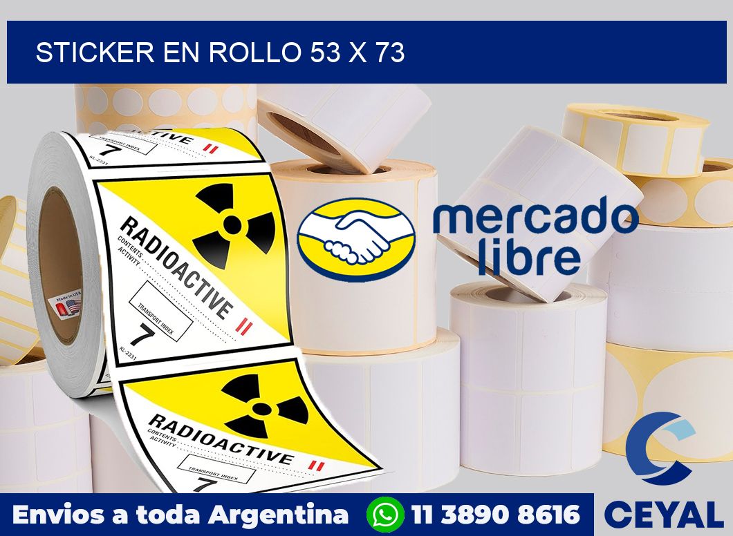 sticker en rollo 53 x 73