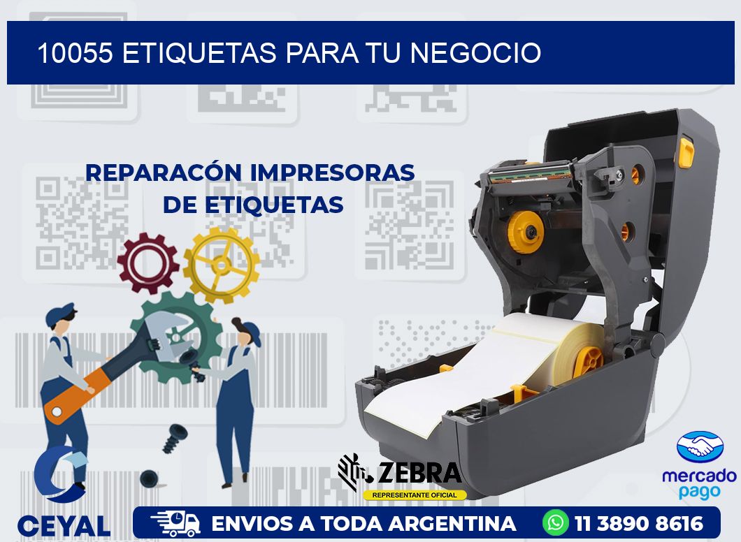 10055 ETIQUETAS PARA TU NEGOCIO