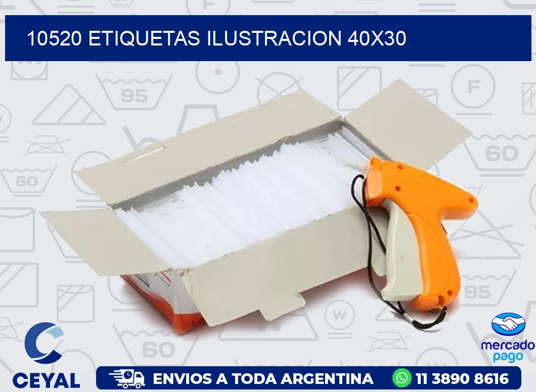 10520 ETIQUETAS ILUSTRACION 40X30