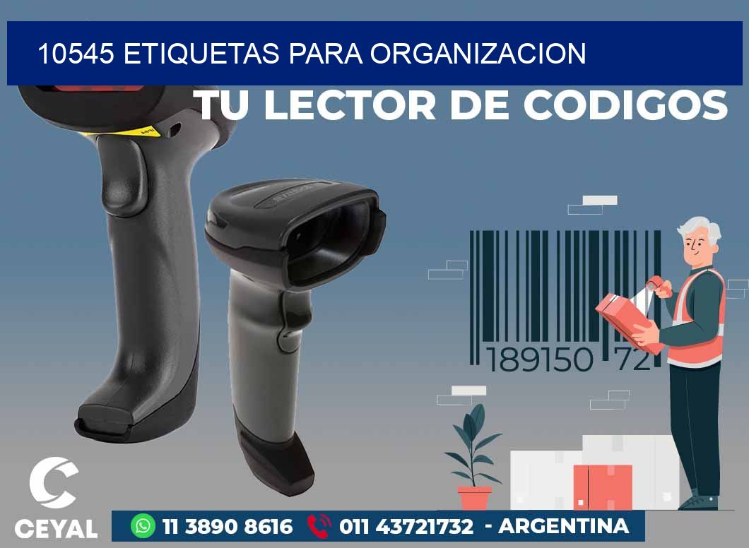 10545 ETIQUETAS PARA ORGANIZACION