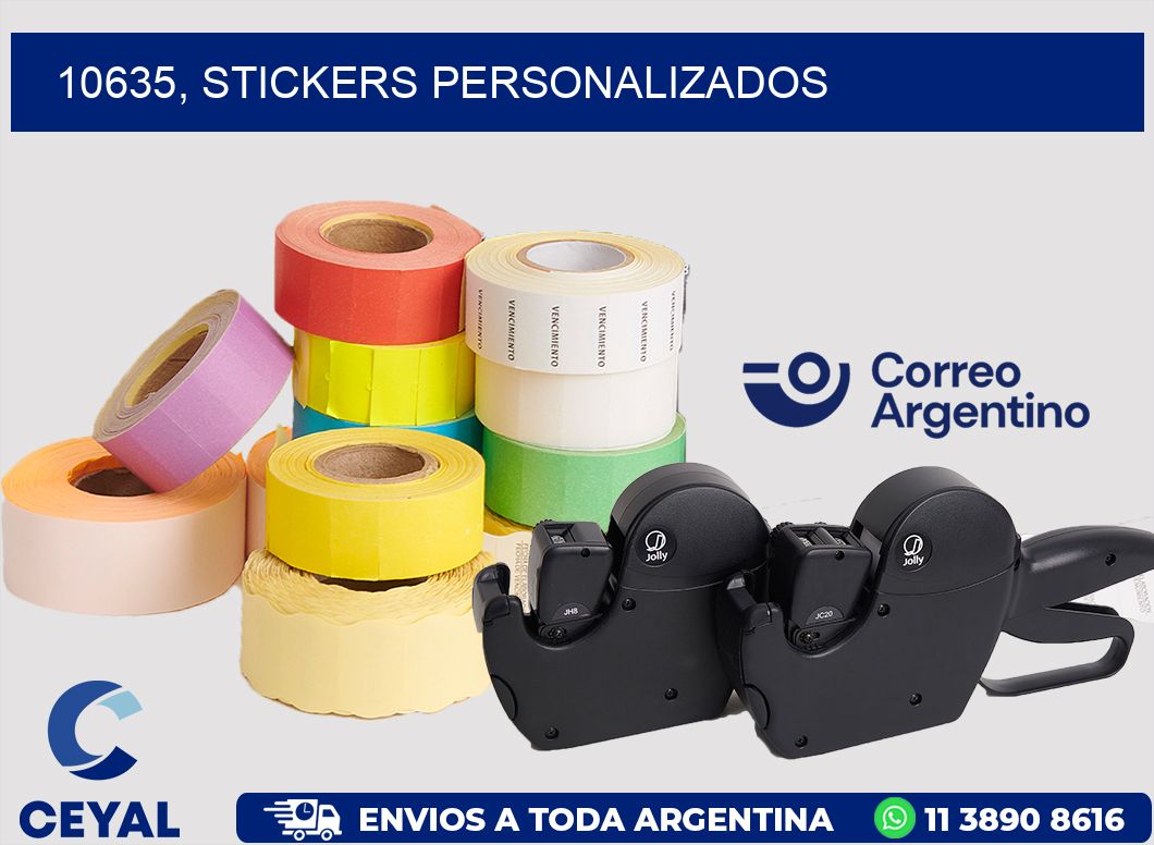 10635, stickers personalizados