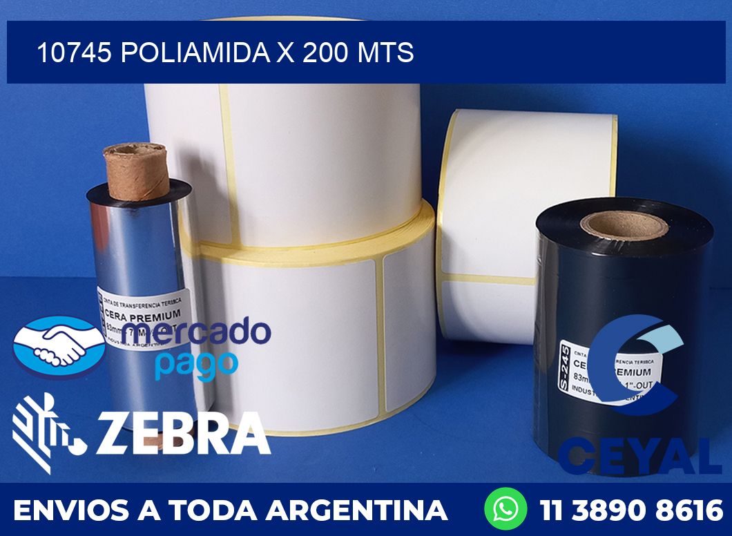 10745 POLIAMIDA X 200 MTS