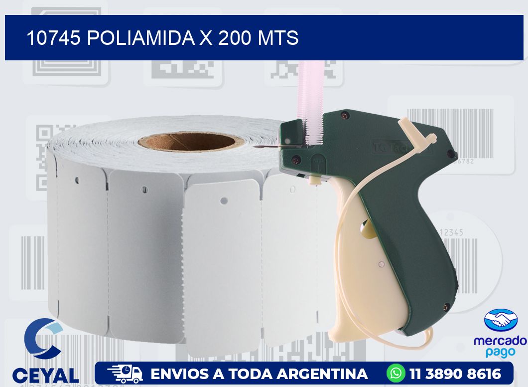 10745 POLIAMIDA X 200 MTS