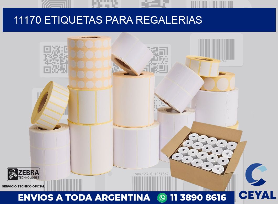 11170 ETIQUETAS PARA REGALERIAS