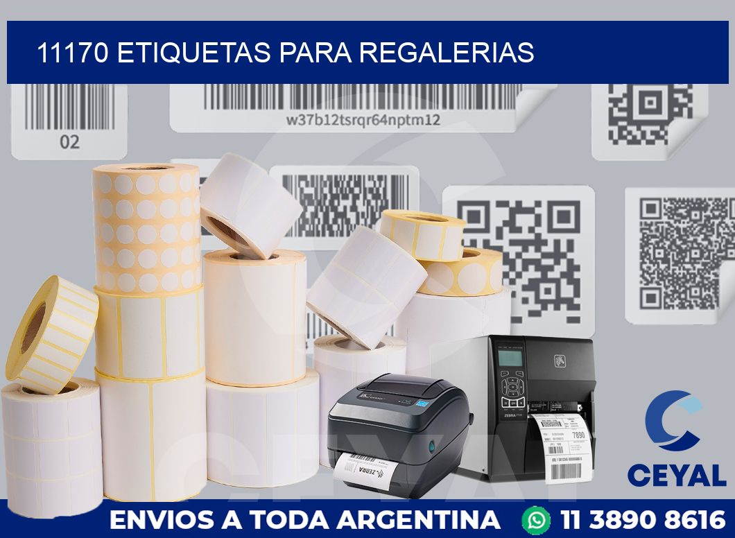 11170 ETIQUETAS PARA REGALERIAS