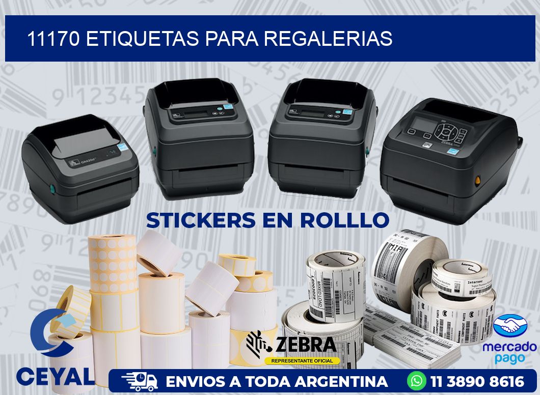 11170 ETIQUETAS PARA REGALERIAS