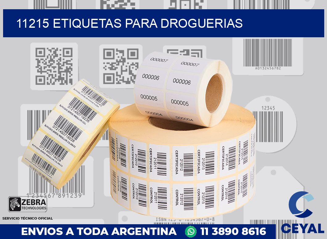 11215 ETIQUETAS PARA DROGUERIAS