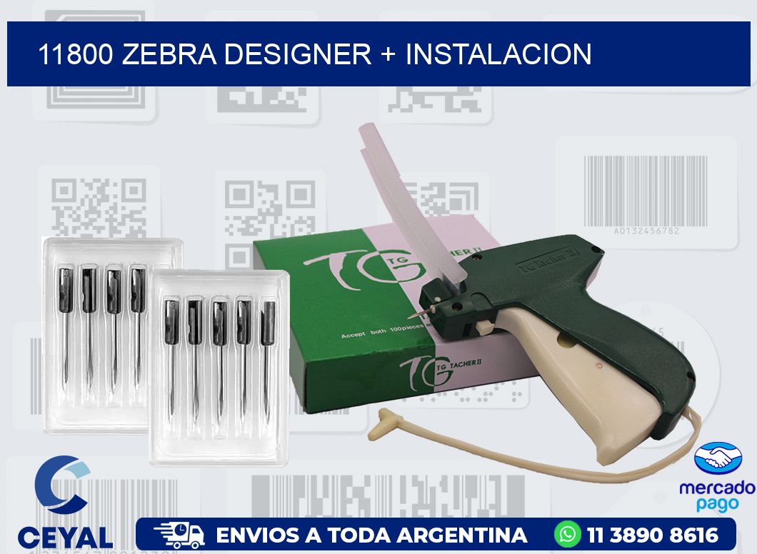 11800 ZEBRA DESIGNER + INSTALACION