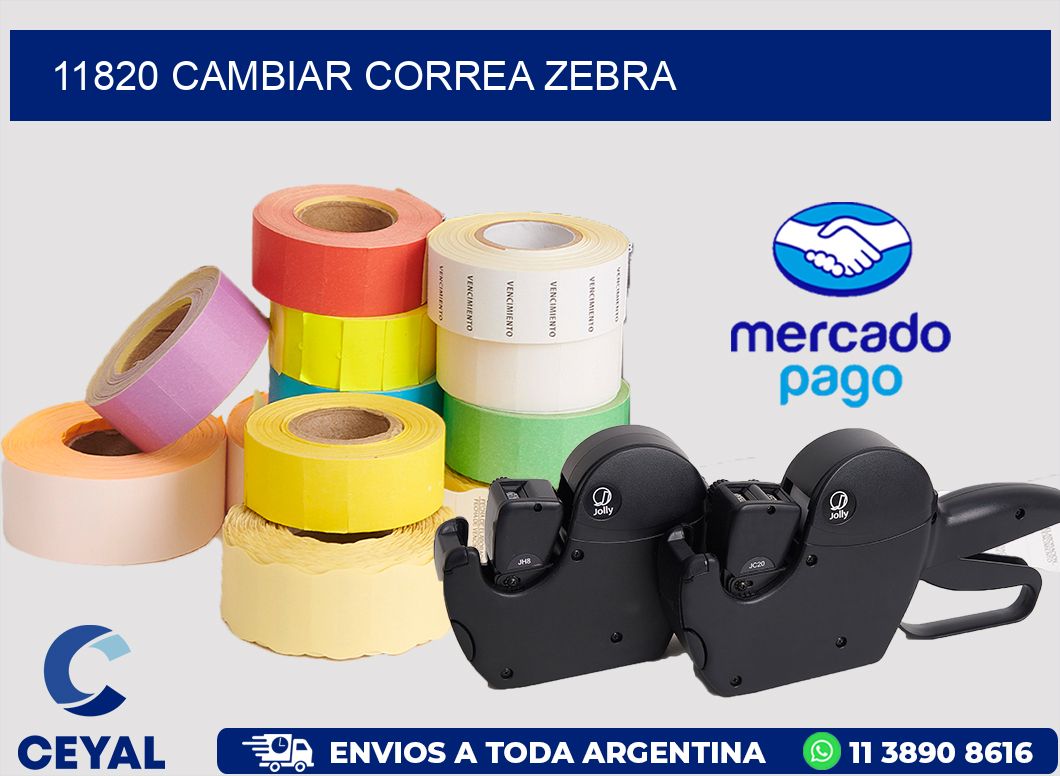 11820 CAMBIAR CORREA ZEBRA
