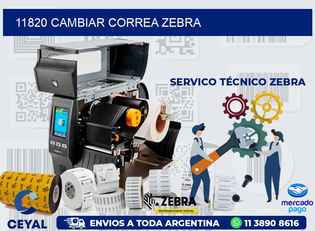 11820 CAMBIAR CORREA ZEBRA