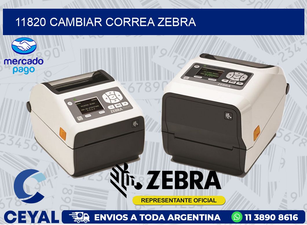 11820 CAMBIAR CORREA ZEBRA