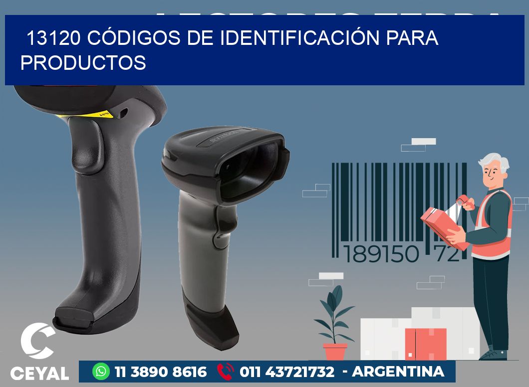 13120 CÓDIGOS DE IDENTIFICACIÓN PARA PRODUCTOS