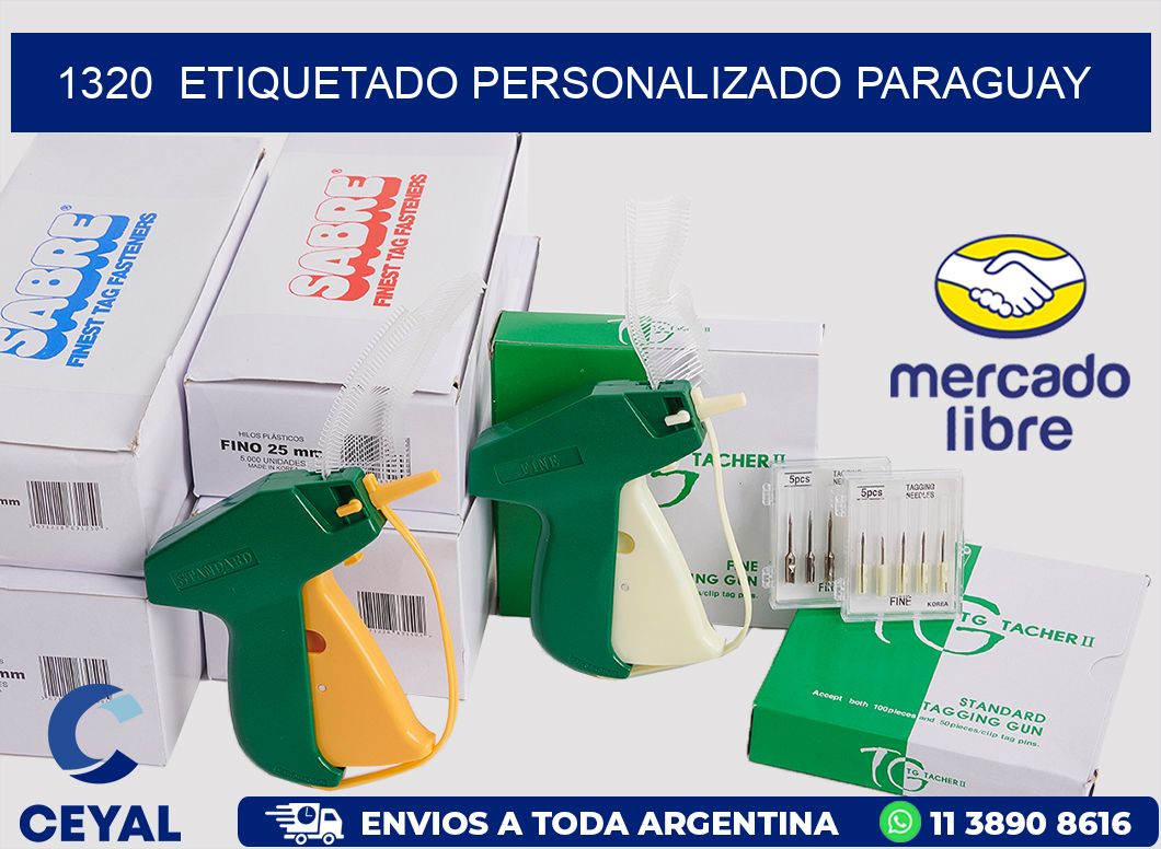1320  ETIQUETADO PERSONALIZADO PARAGUAY