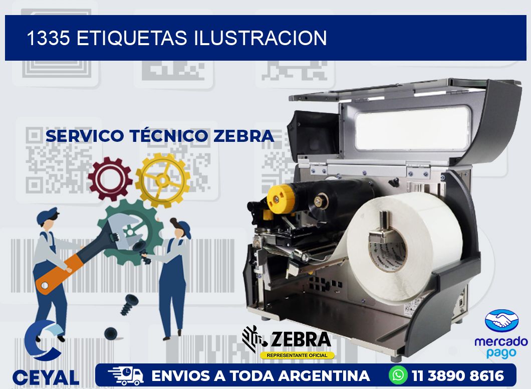 1335 ETIQUETAS ILUSTRACION
