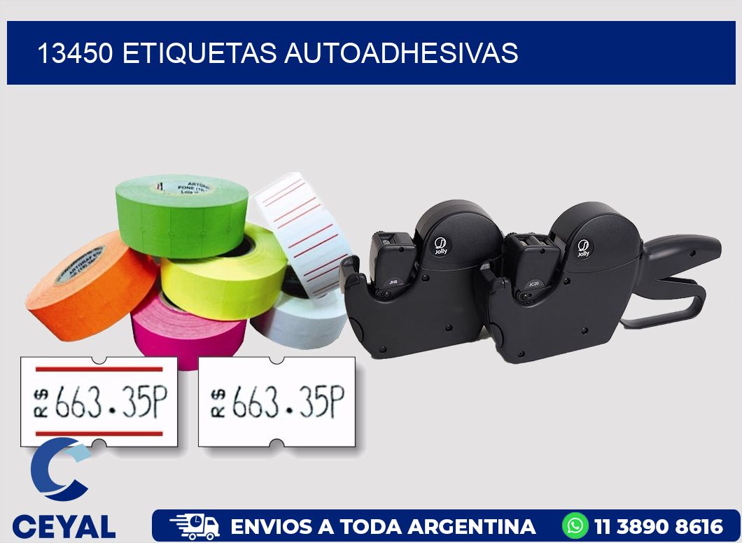 13450 ETIQUETAS AUTOADHESIVAS