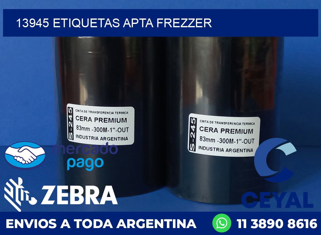 13945 ETIQUETAS APTA FREZZER
