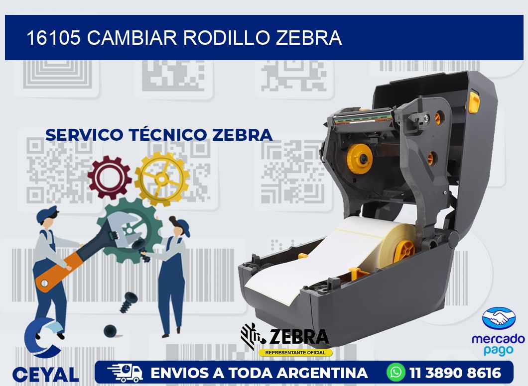 16105 CAMBIAR RODILLO ZEBRA