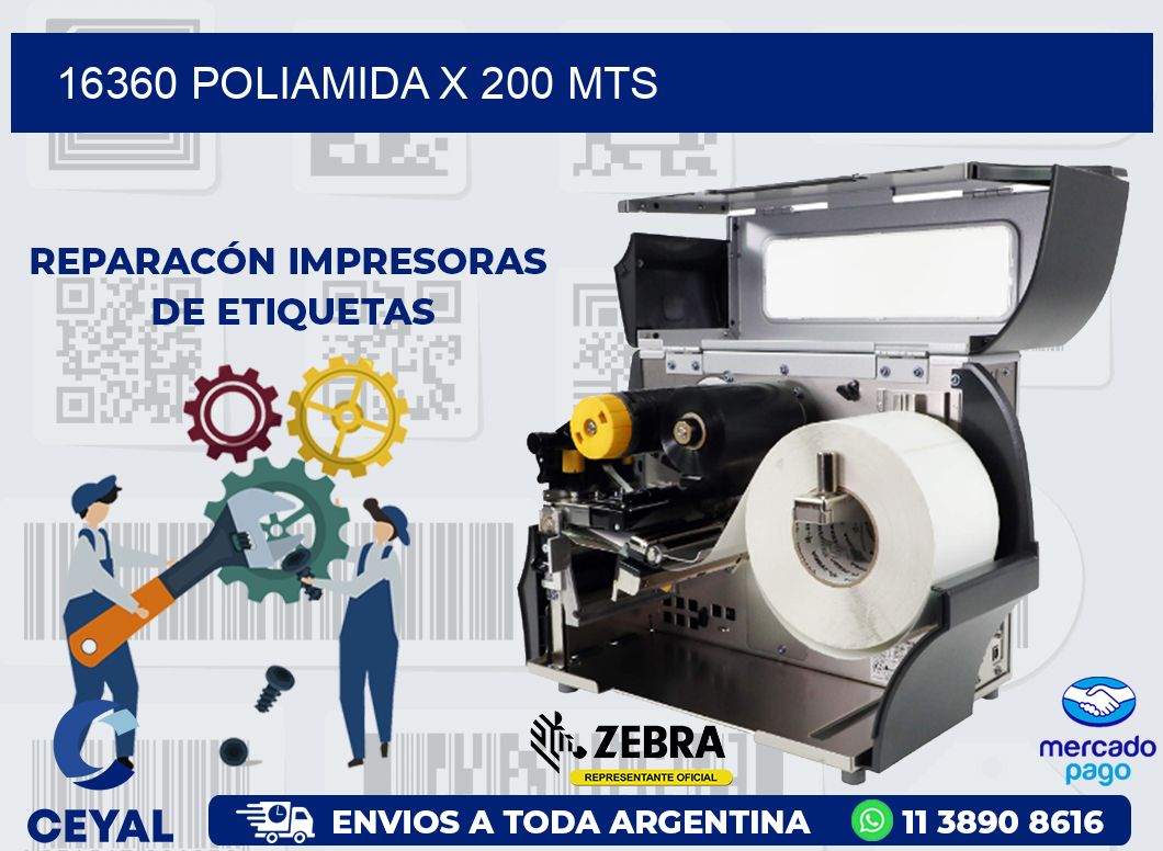 16360 POLIAMIDA X 200 MTS