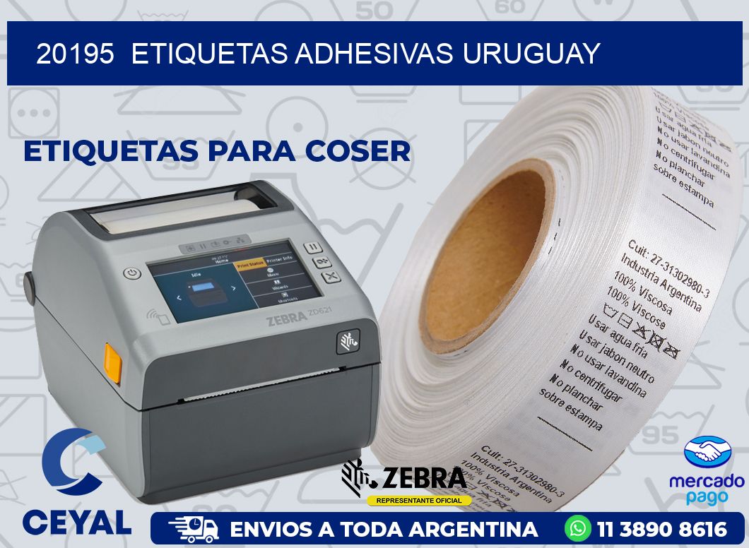 20195  ETIQUETAS ADHESIVAS URUGUAY