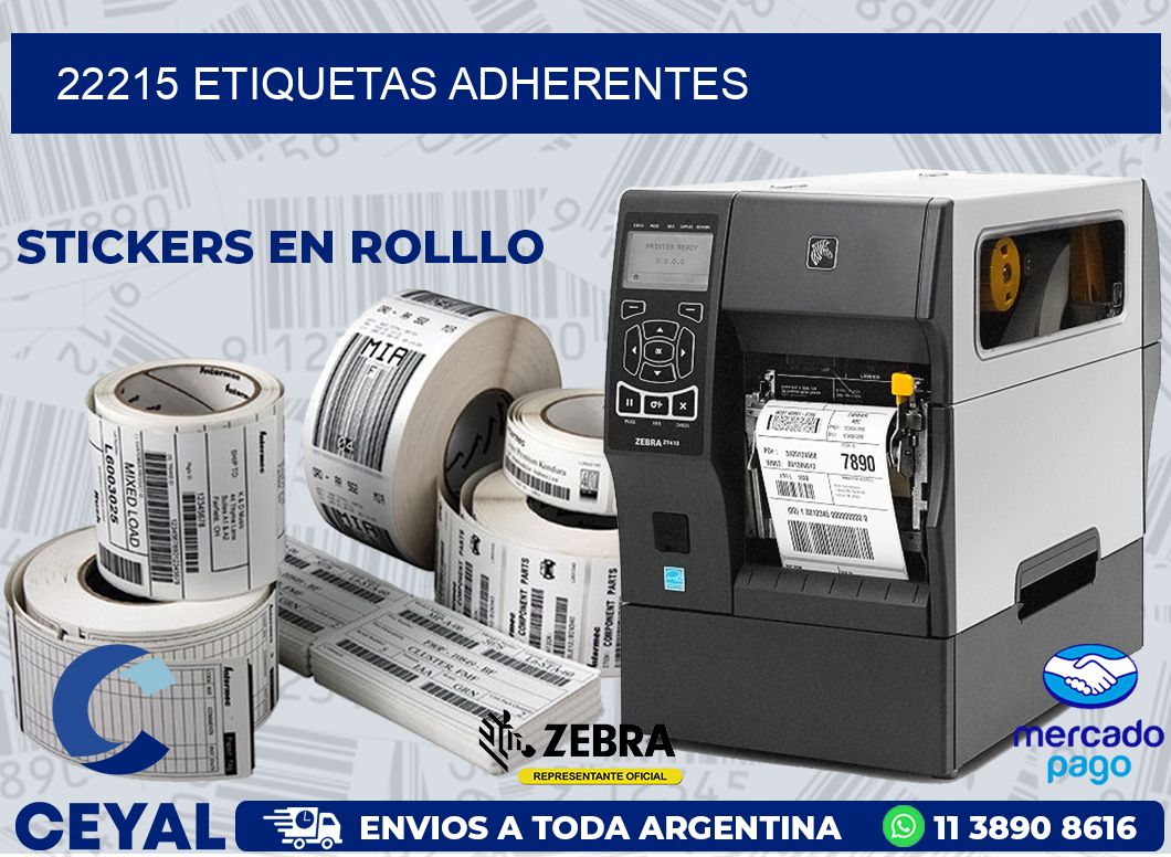 22215 ETIQUETAS ADHERENTES