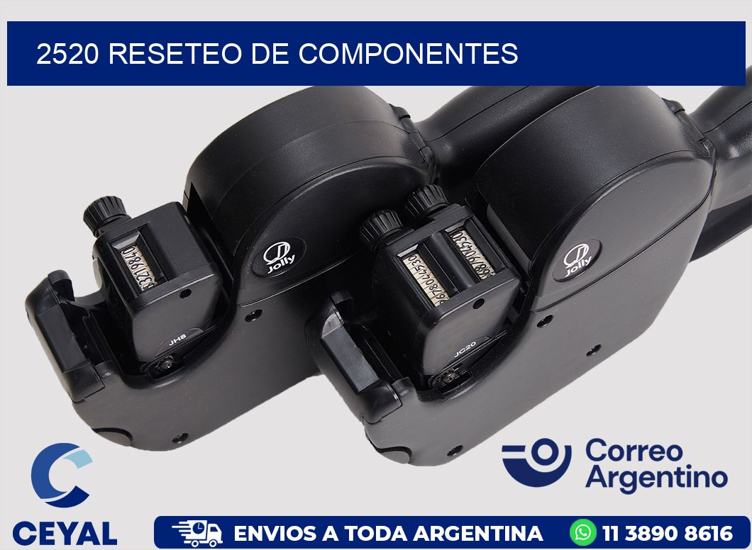 2520 RESETEO DE COMPONENTES
