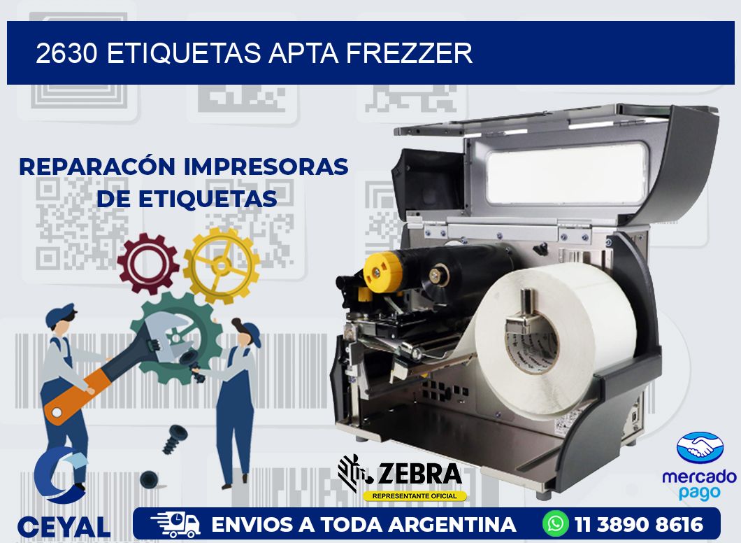 2630 ETIQUETAS APTA FREZZER