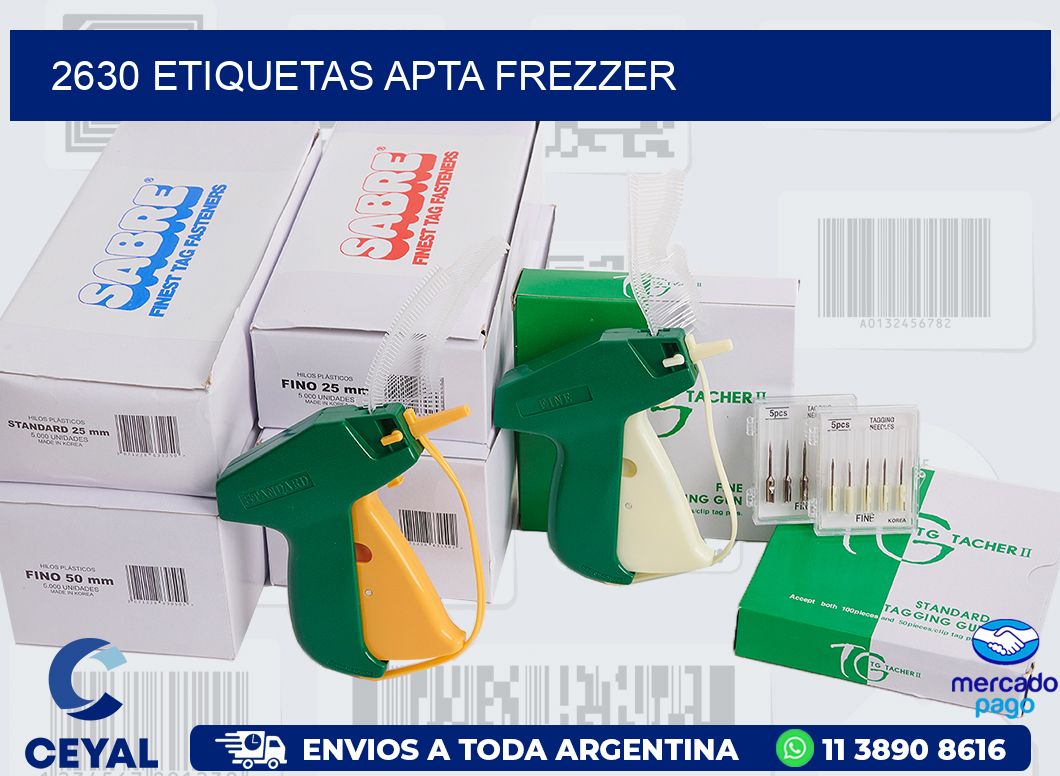 2630 ETIQUETAS APTA FREZZER