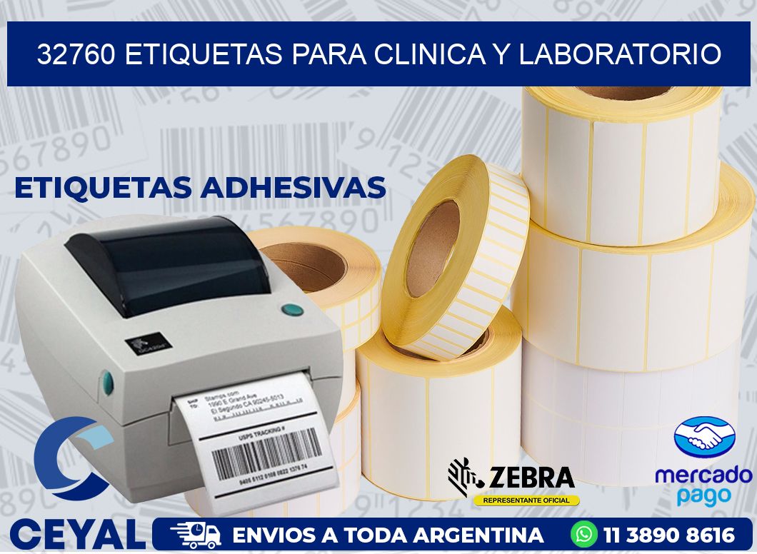 32760 ETIQUETAS PARA CLINICA Y LABORATORIO