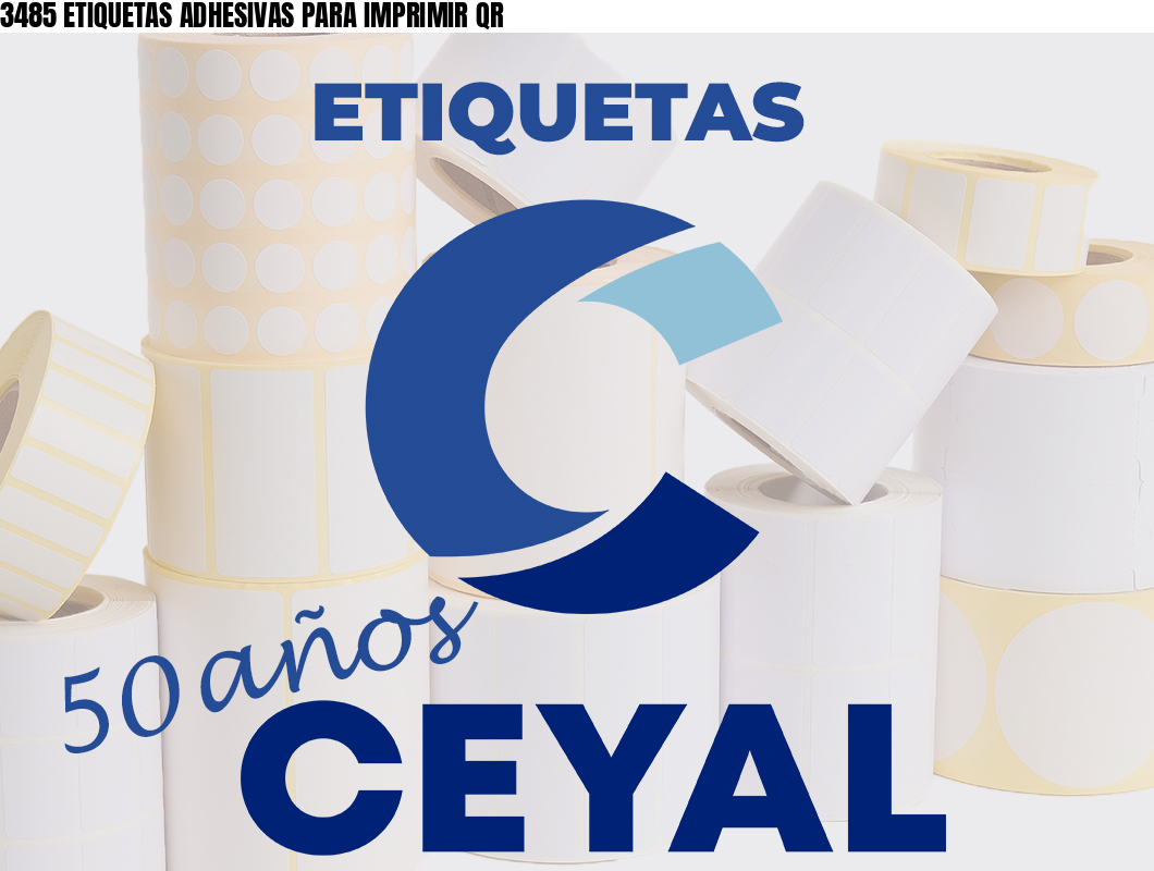 3485 ETIQUETAS ADHESIVAS PARA IMPRIMIR QR