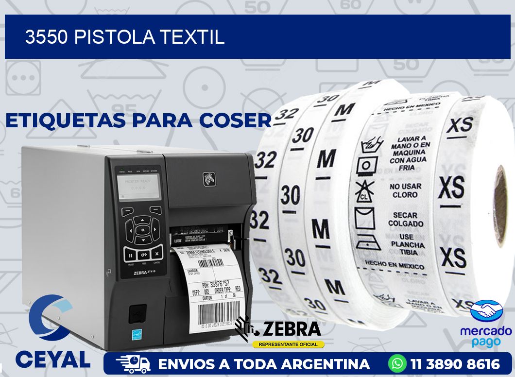 3550 PISTOLA TEXTIL