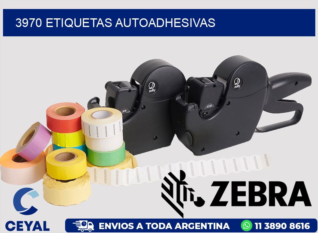 3970 ETIQUETAS AUTOADHESIVAS