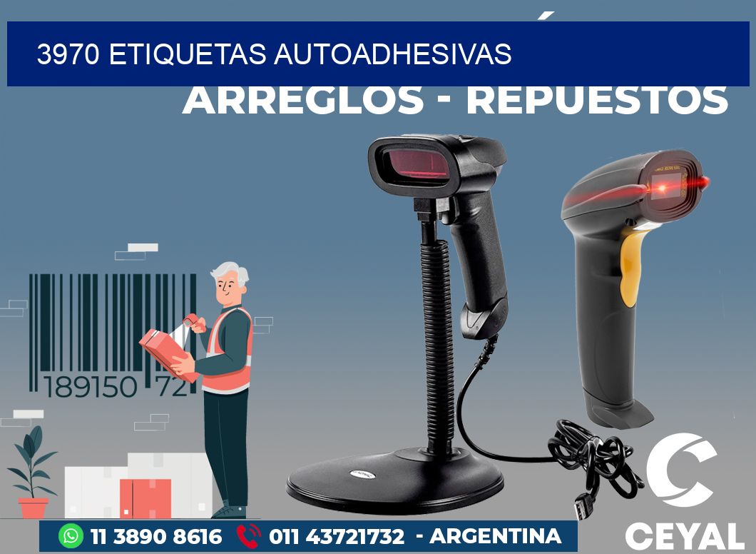 3970 ETIQUETAS AUTOADHESIVAS