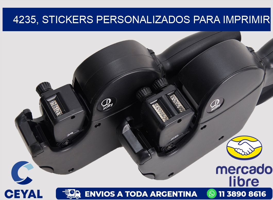 4235, stickers personalizados para imprimir