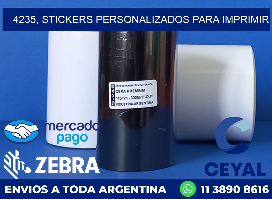 4235, stickers personalizados para imprimir