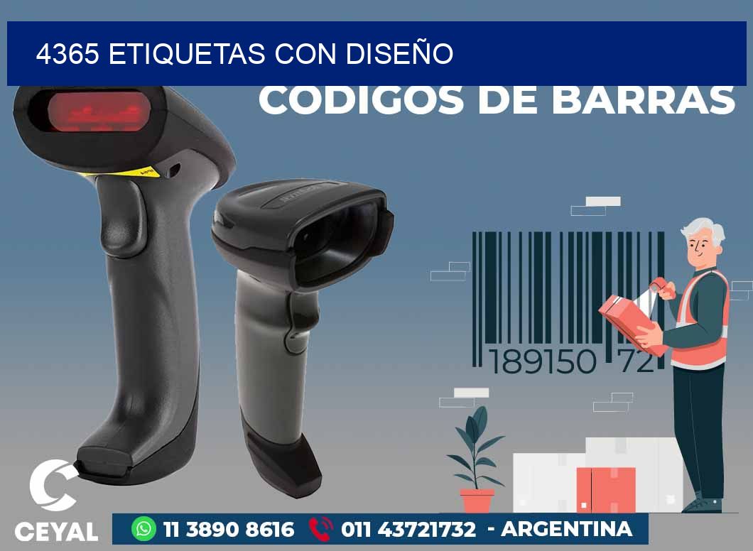 4365 ETIQUETAS CON DISEÑO