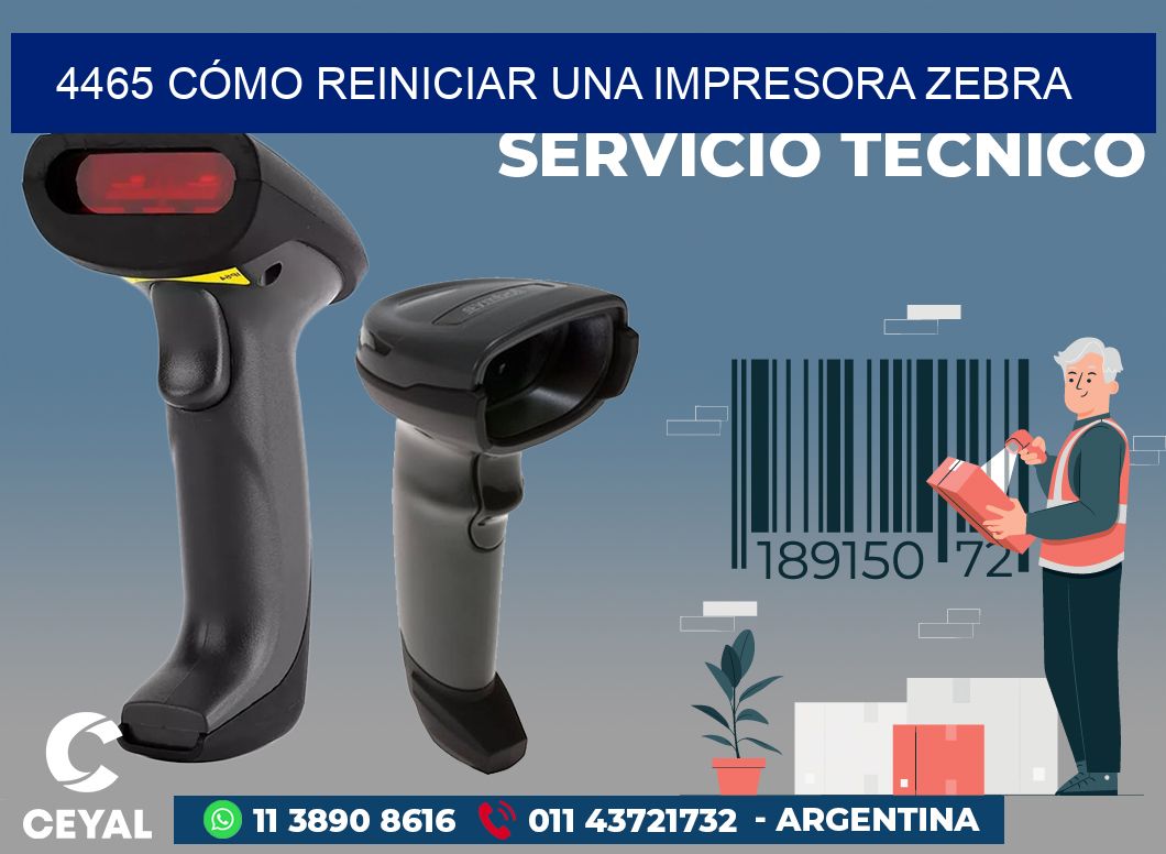 4465 CÓMO REINICIAR UNA IMPRESORA ZEBRA