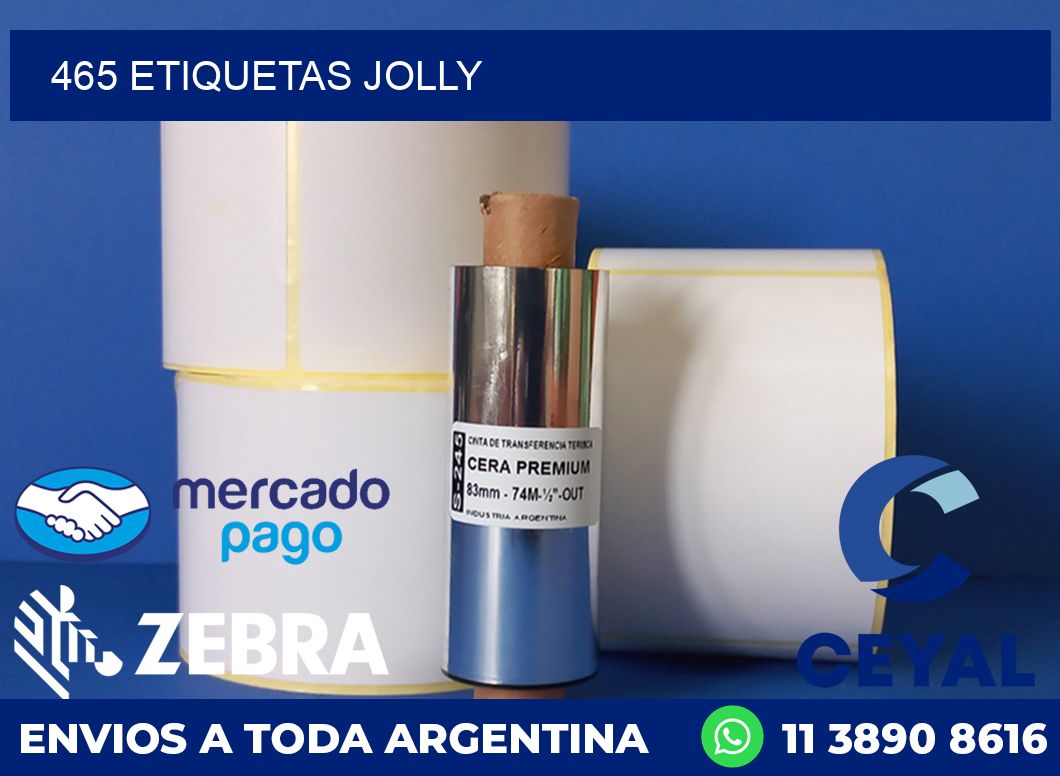465 ETIQUETAS JOLLY