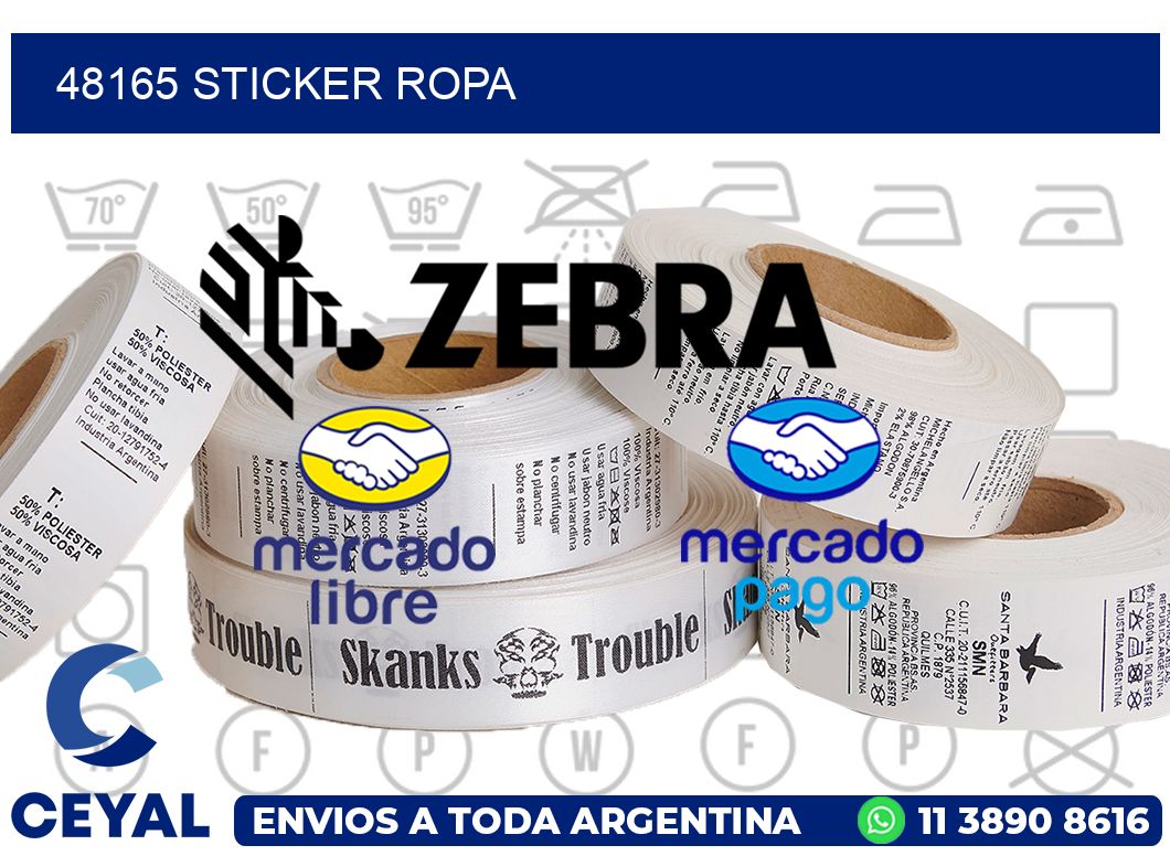 48165 STICKER ROPA