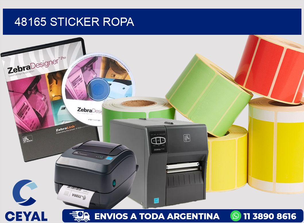 48165 STICKER ROPA
