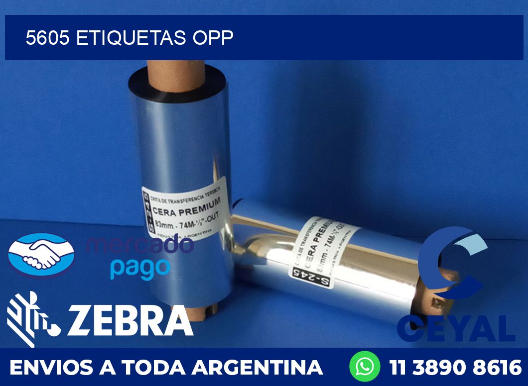 5605 ETIQUETAS OPP