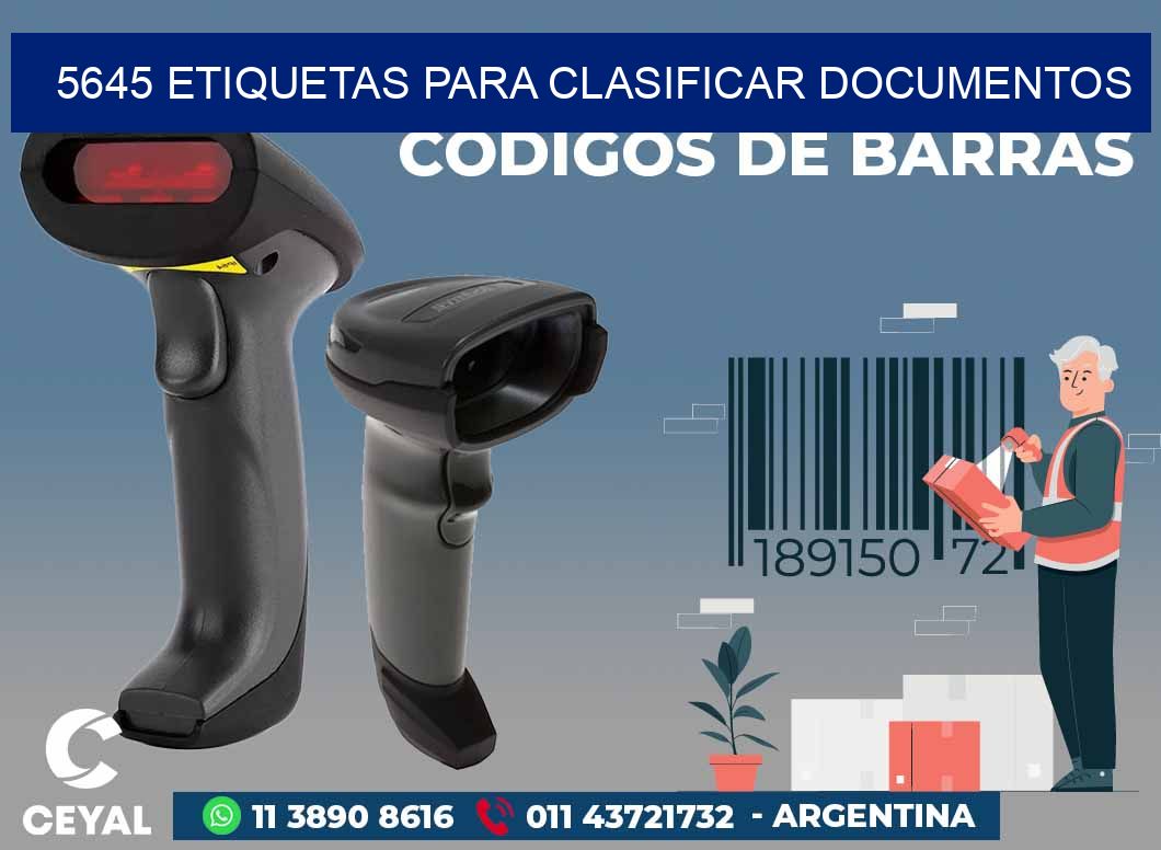 5645 ETIQUETAS PARA CLASIFICAR DOCUMENTOS