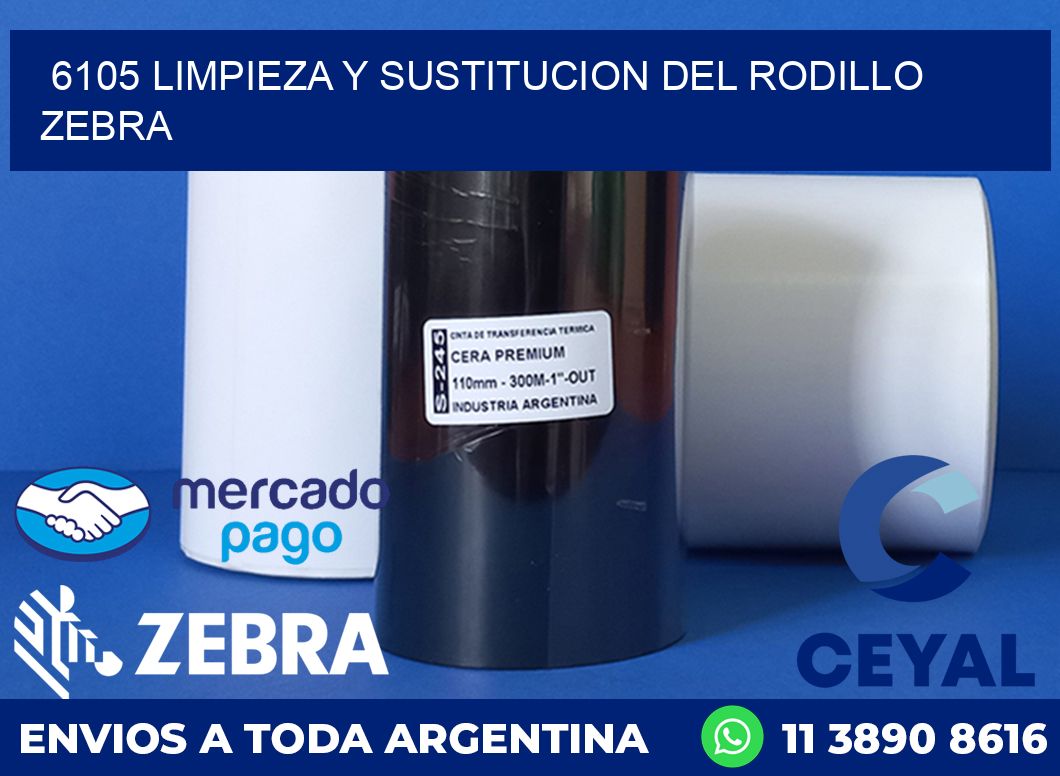 6105 LIMPIEZA Y SUSTITUCION DEL RODILLO ZEBRA