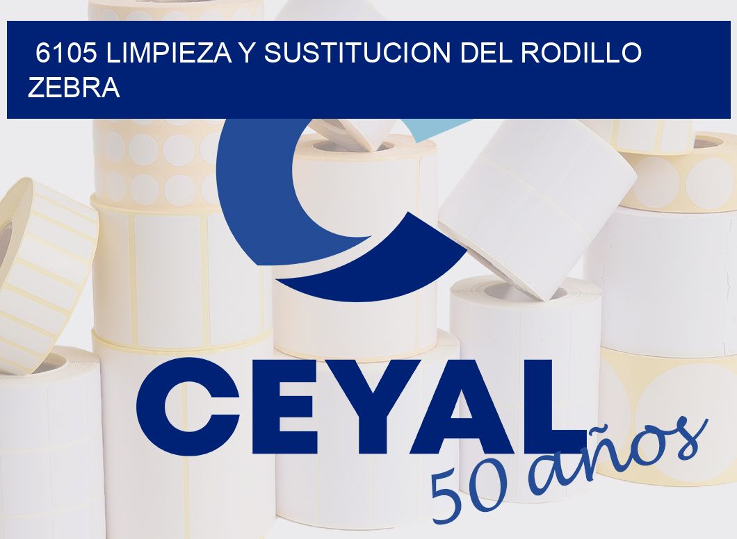 6105 LIMPIEZA Y SUSTITUCION DEL RODILLO ZEBRA