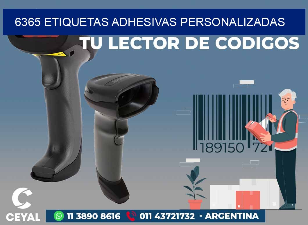 6365 ETIQUETAS ADHESIVAS PERSONALIZADAS