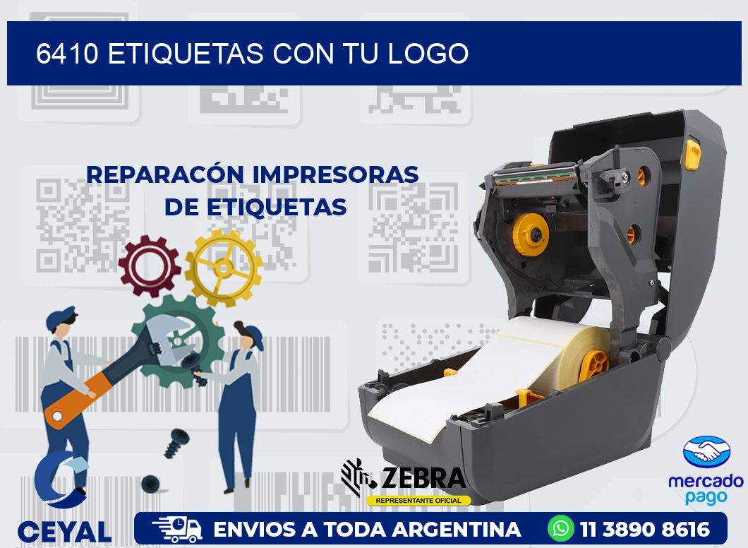 6410 ETIQUETAS CON TU LOGO